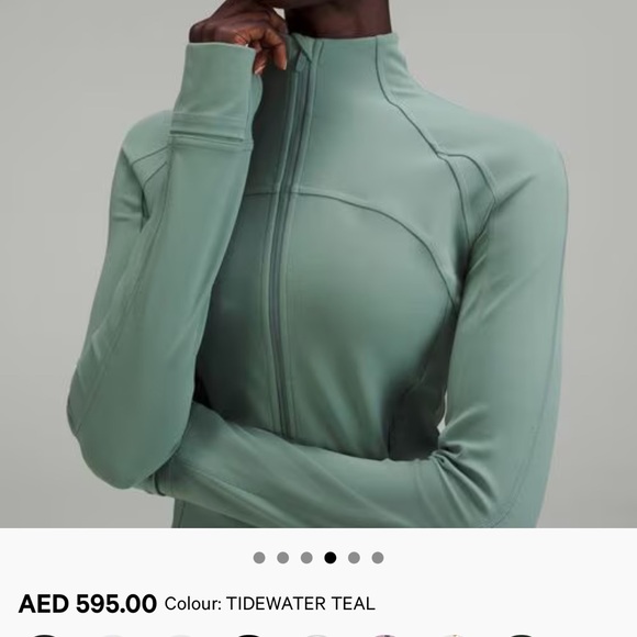 Lululemon Tidewater Teal Cropped Define jacket size 8 - Lululemon define jacket - Picture 10 of 13